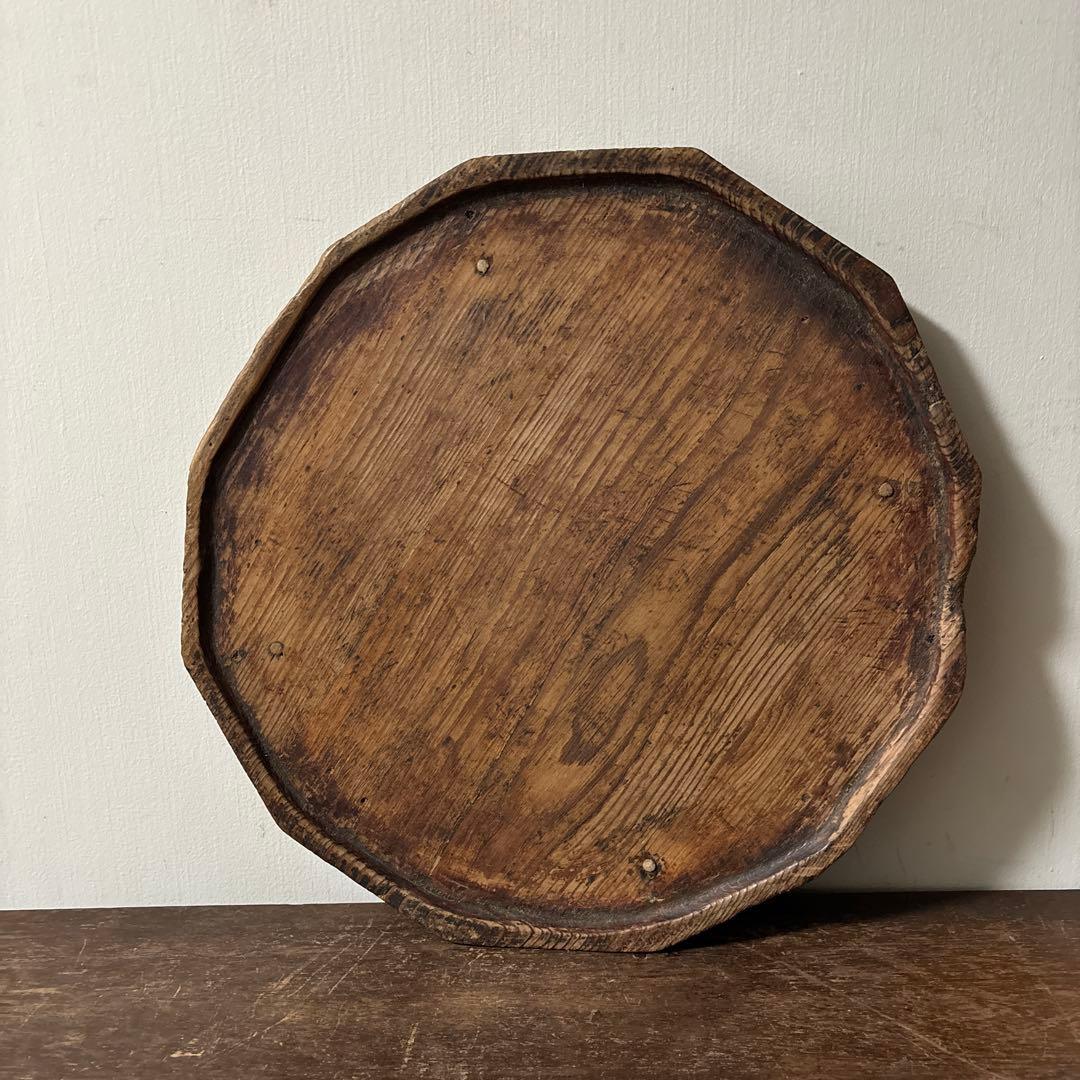 李朝十二角膳天板その64 盆.古道具.骨董品.韓国骨董. Antique.酒器盆