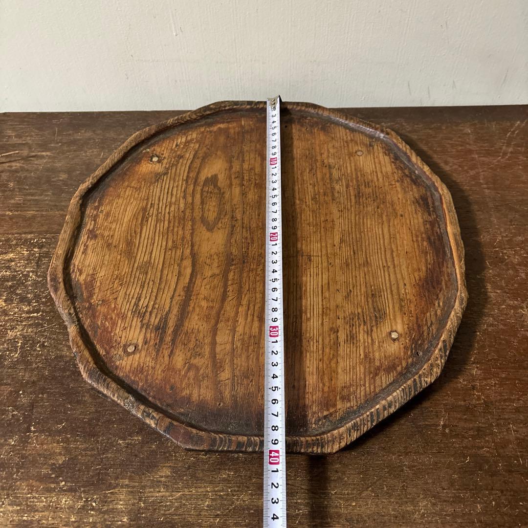 李朝十二角膳天板その64 盆.古道具.骨董品.韓国骨董. Antique.酒器盆