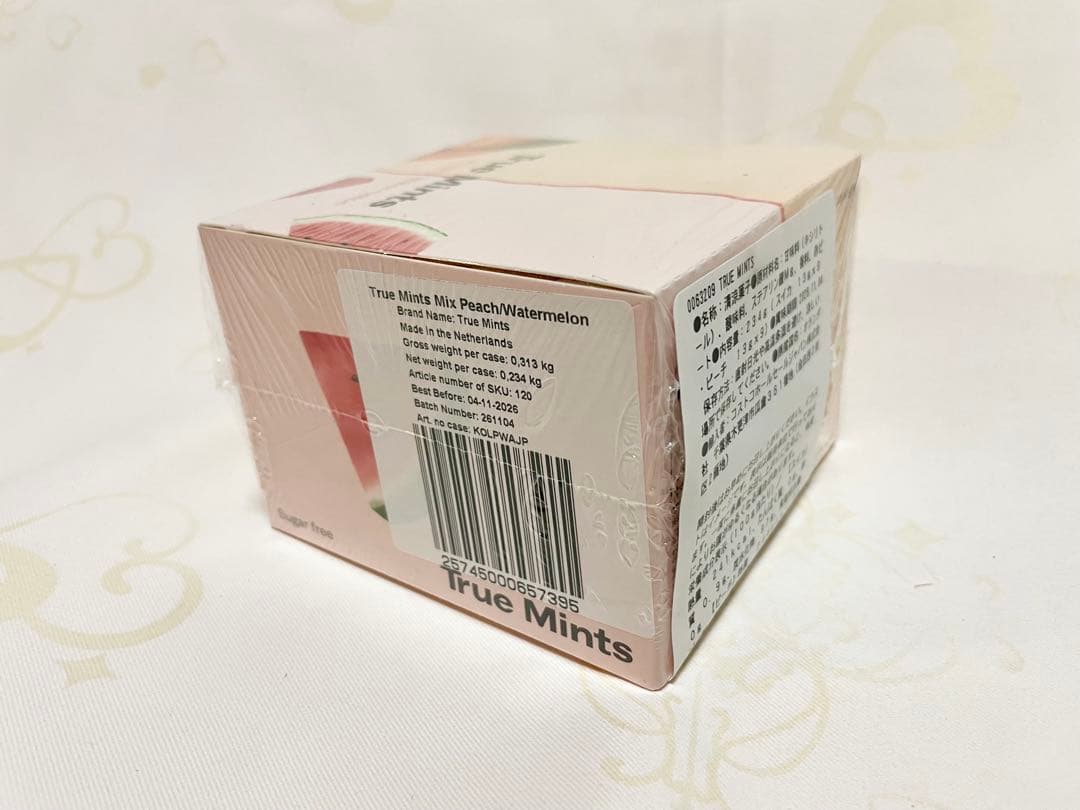 【未開封】TRUE MINTS ミント味 ピーチ味 すいか味 口臭ケアタブレット