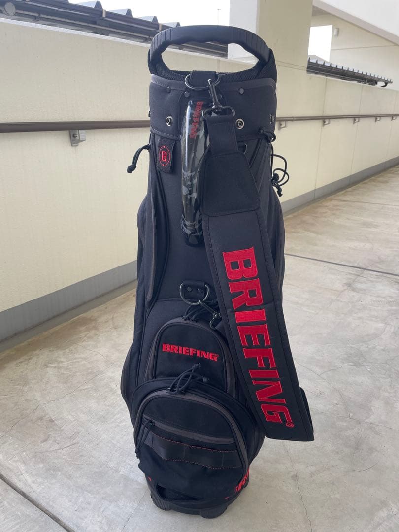 BRIEFING ブラック キャディバッグ　CR5