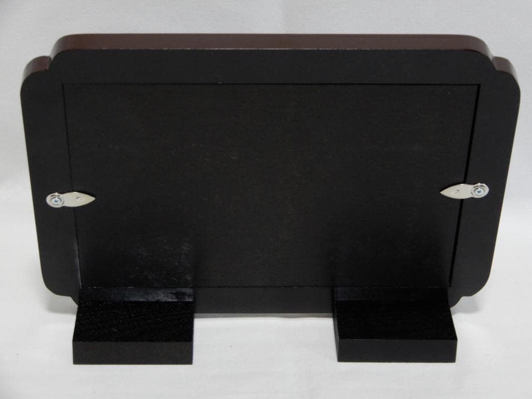 鎌倉彫　写真立て　揚雅堂　21.7×16.6㎝　化粧箱入未使用