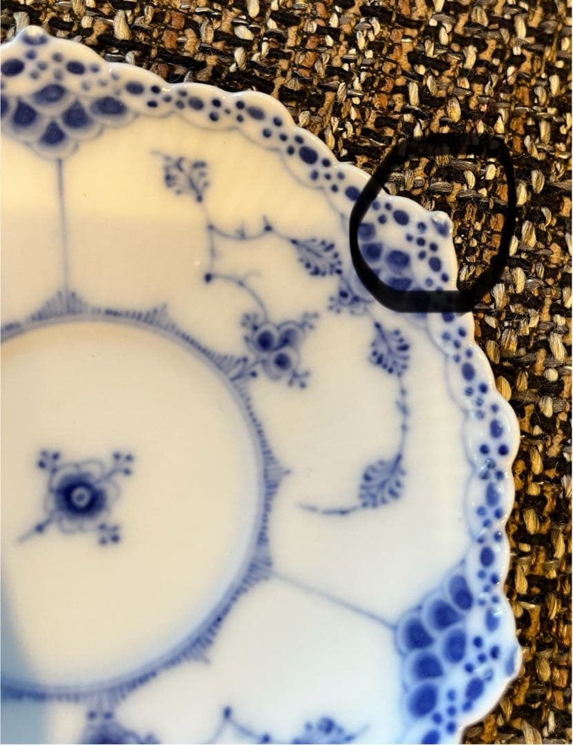 アンティーク19世紀/ロイヤルコペンハーゲン/デミタスカップ＆ソーサー