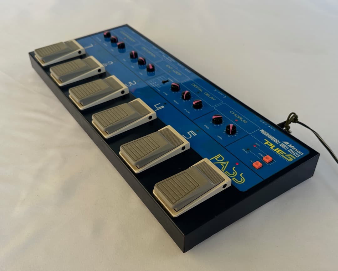 Maxon PUE-5 ギターマルチエフェクター ACアダプター付属