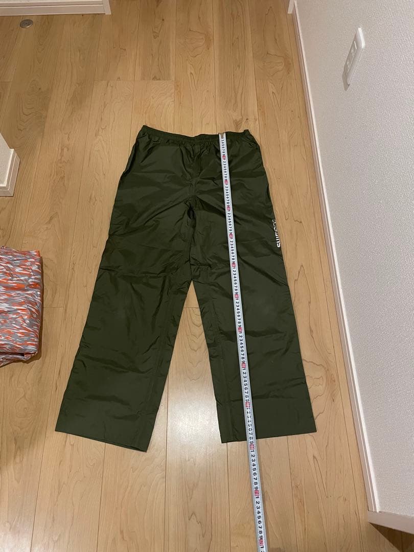 値下げ！！シマノ フード付きレインウェア　新品未使用