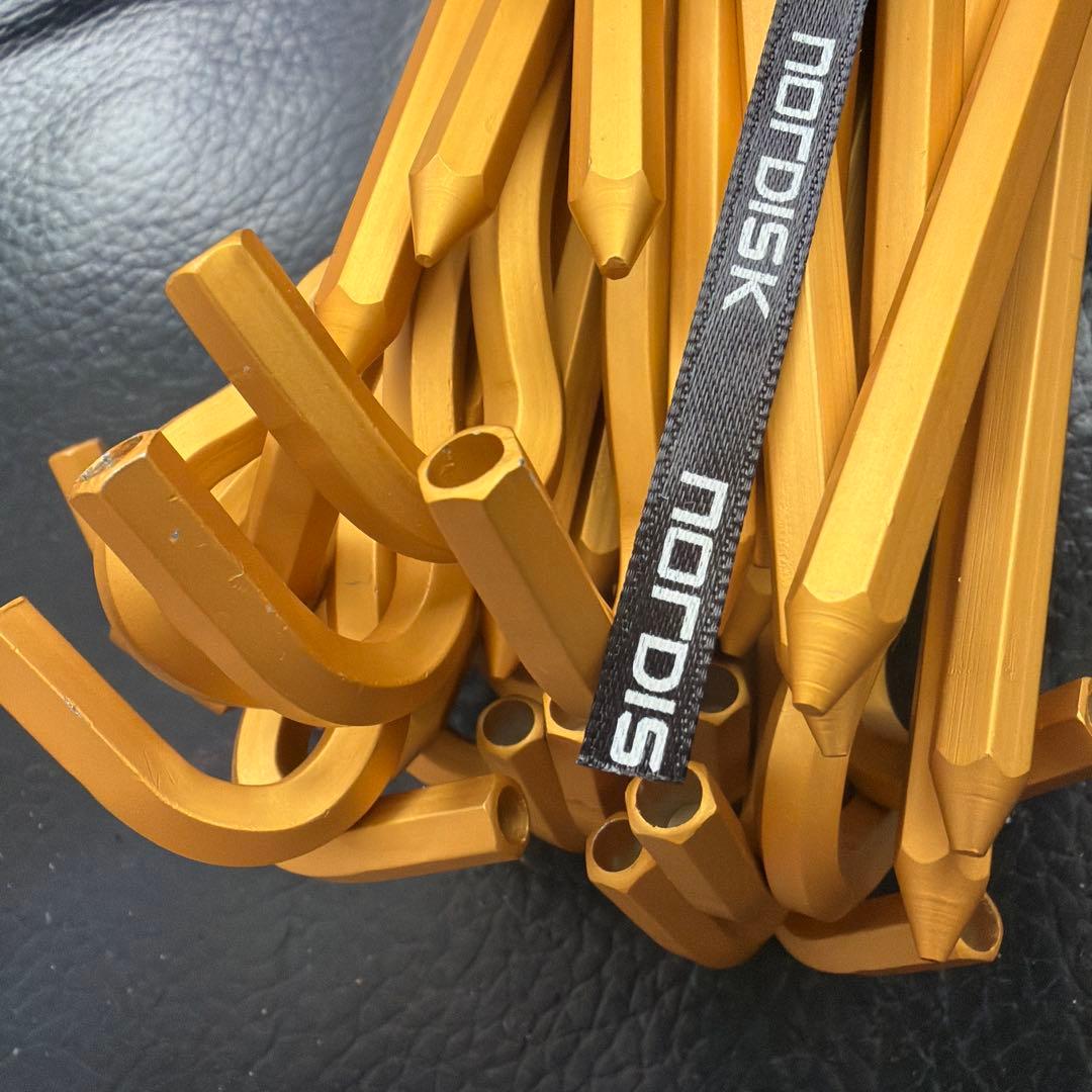 【未使用】ノルディスク(Nordisk) ペグ 43本セット