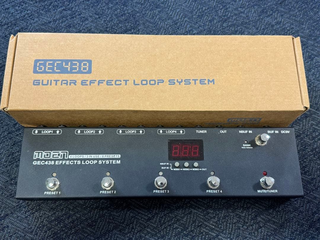 ギター MOOER GEC438 EFFECTS LOOP SYSTEM