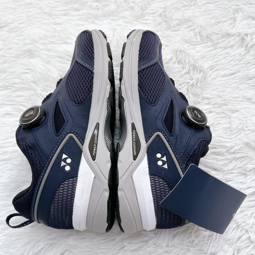 タグ付き YONEX ヨネックス パワークッション セーフラン900C ネイビー