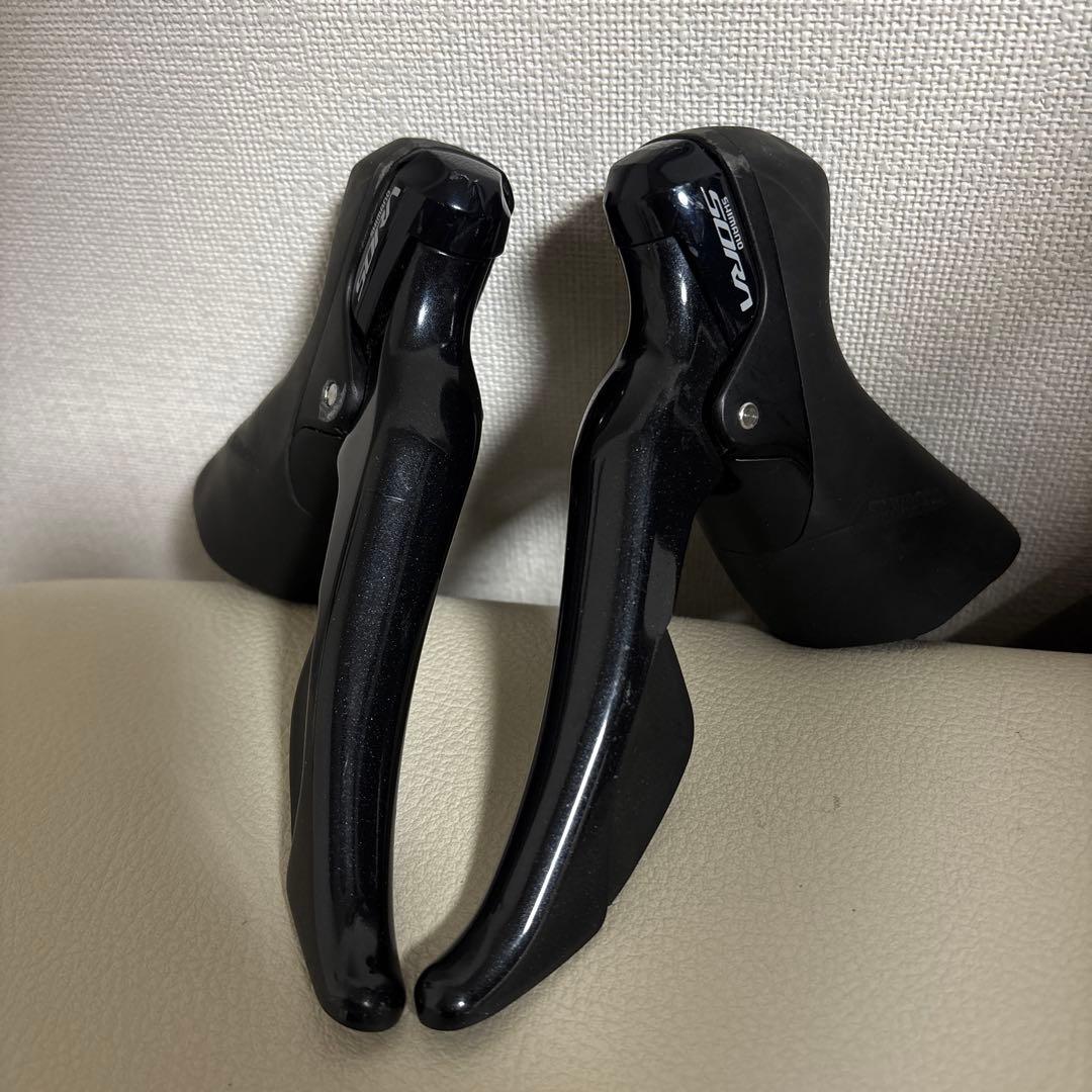 （美品）（動作良好）SIMANO SORA r3000 シフトレバー 2×9s