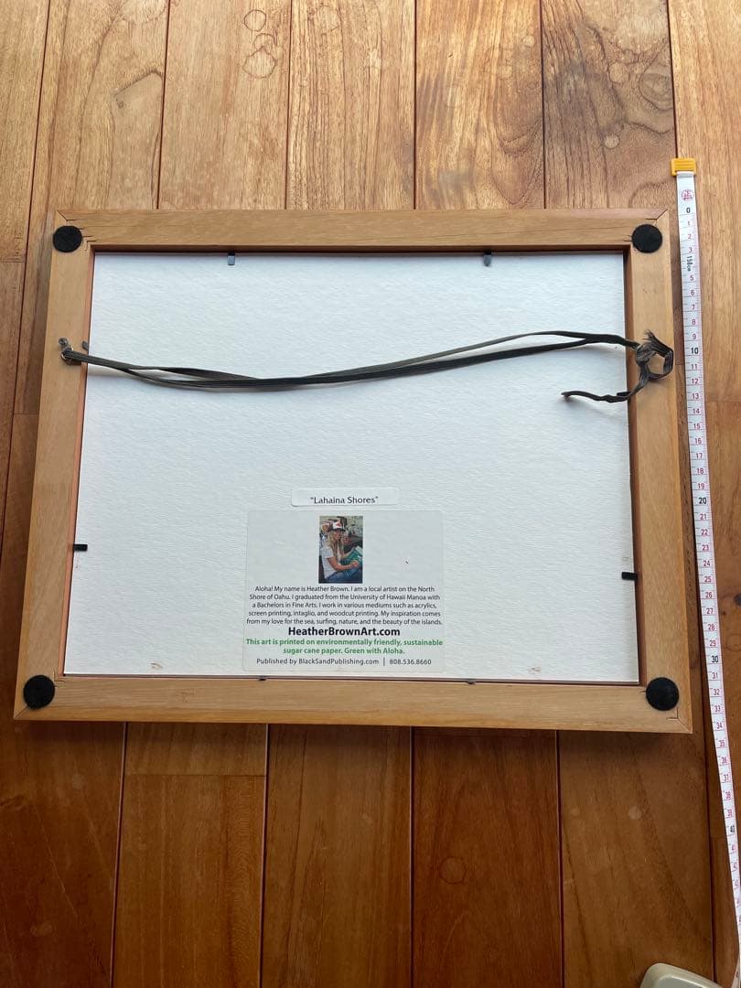 ヘザーブラウン絵画「Lahaina Shores」額付き