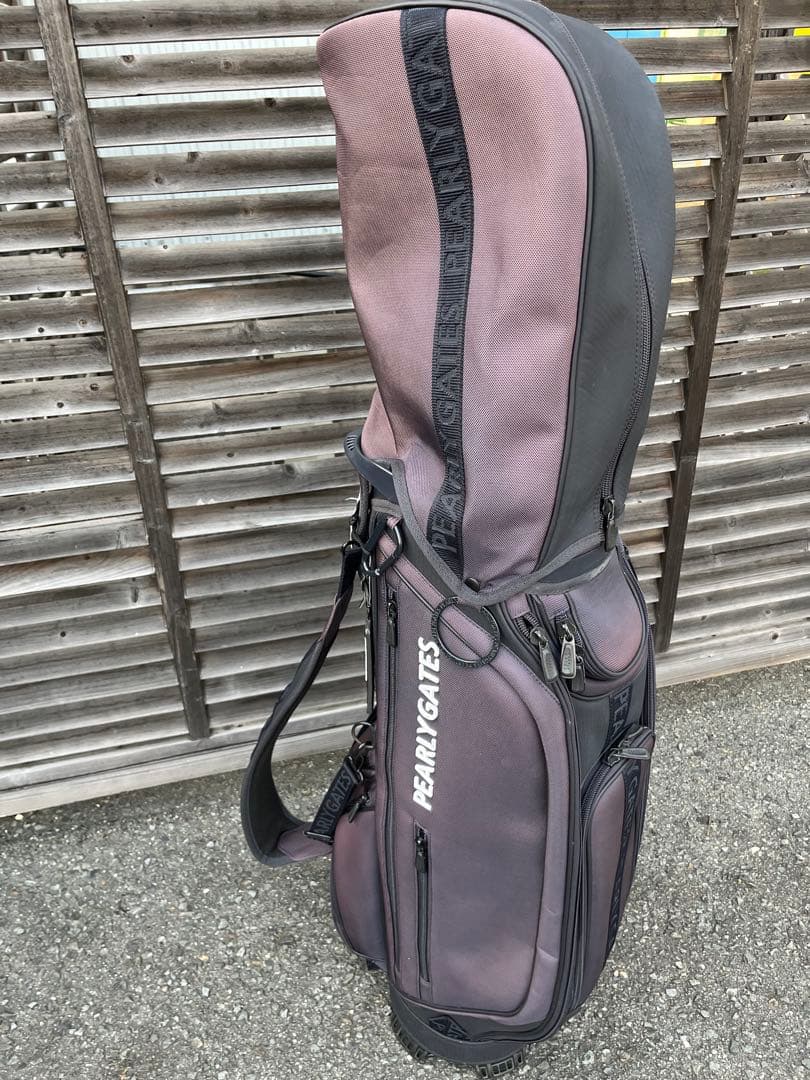 PEARLY GATES キャディバッグ グレー