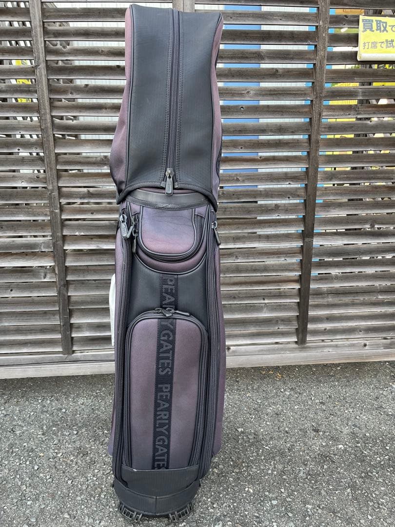 PEARLY GATES キャディバッグ グレー