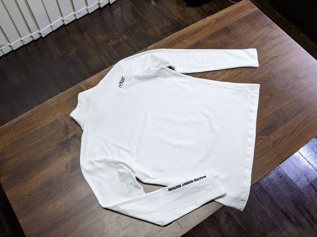 パーリーゲイツ　マスターバニー　モックネック　ゴルフ　ウエア　白　長袖　アンダー