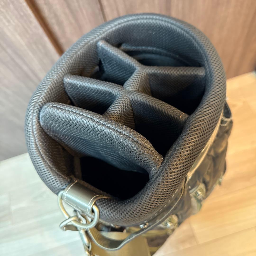 【美品】ZOY 迷彩 カモフラージュ ゴルフバッグ