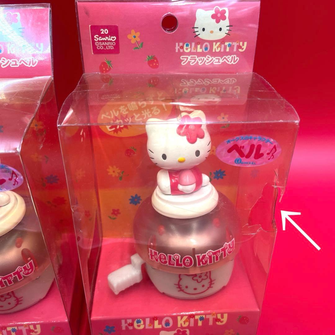希少　激レア　当時物　ハローキティ フラッシュベル プッシュベル　6個セット