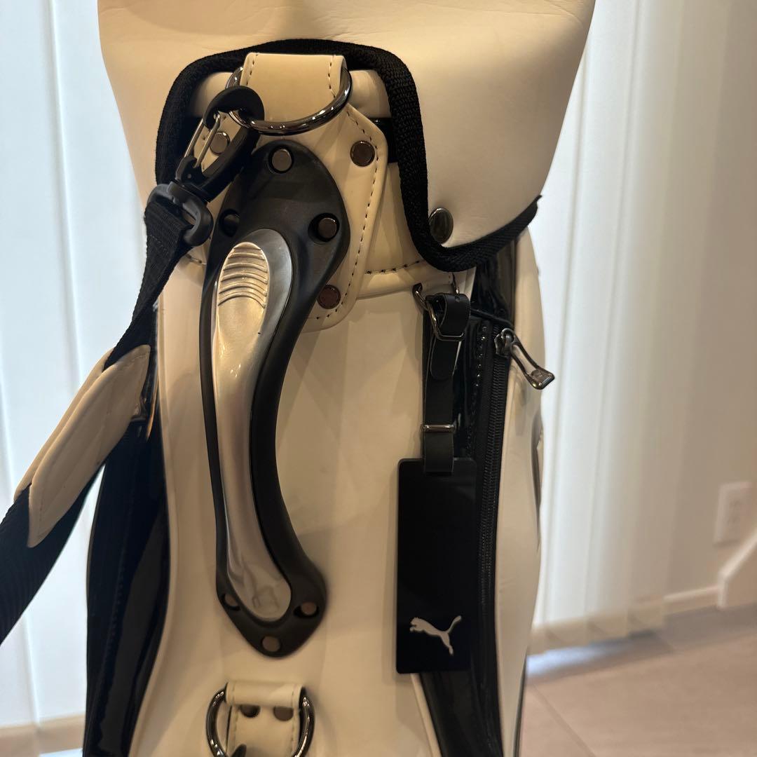 PUMA キャディバッグ ホワイト・ブラック