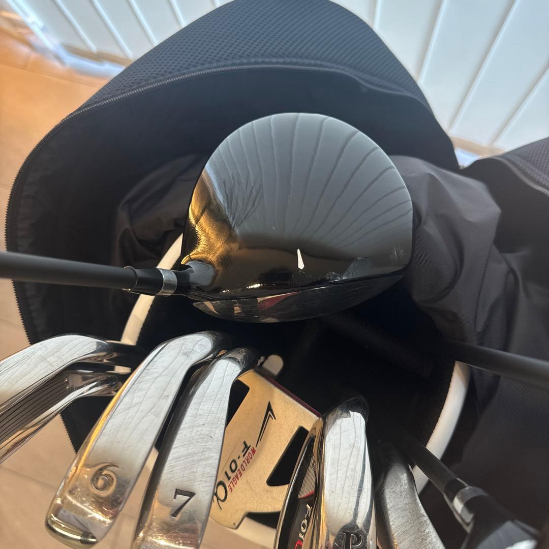 PUMA キャディバッグ ホワイト・ブラック