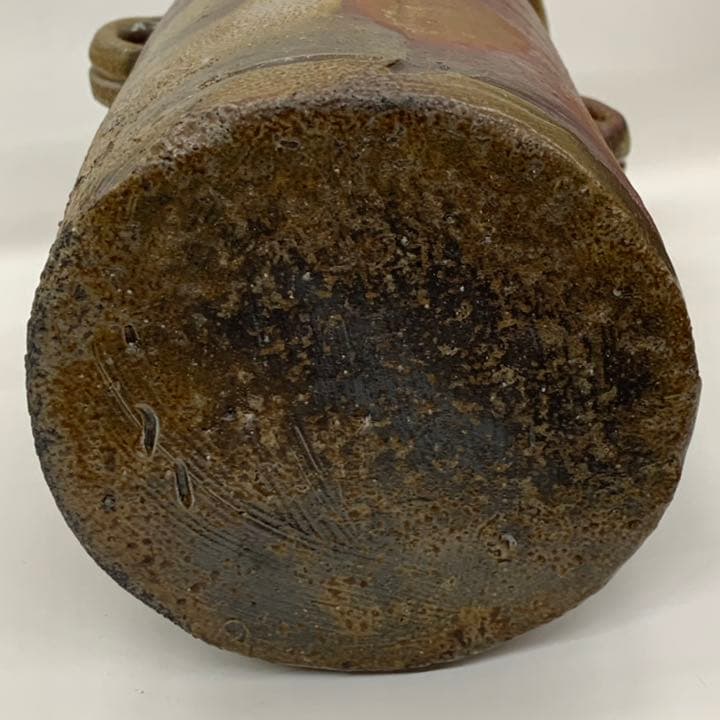 【花入9】備前9   耳付　伊勢崎満　高さ22.5㎝