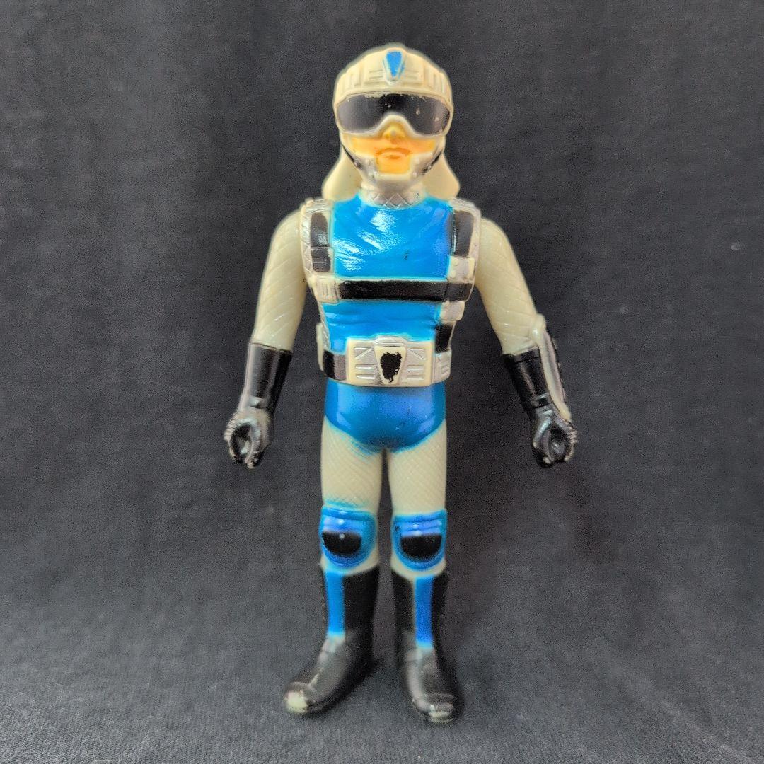 昭和レトロ　当時物　銀河大戦　リュウ　ハヤト　ソフビ　ジャンク品