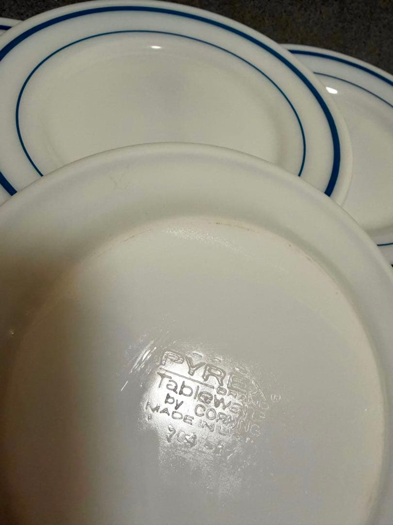 米軍 実物 PYREX デザートプレート4枚①