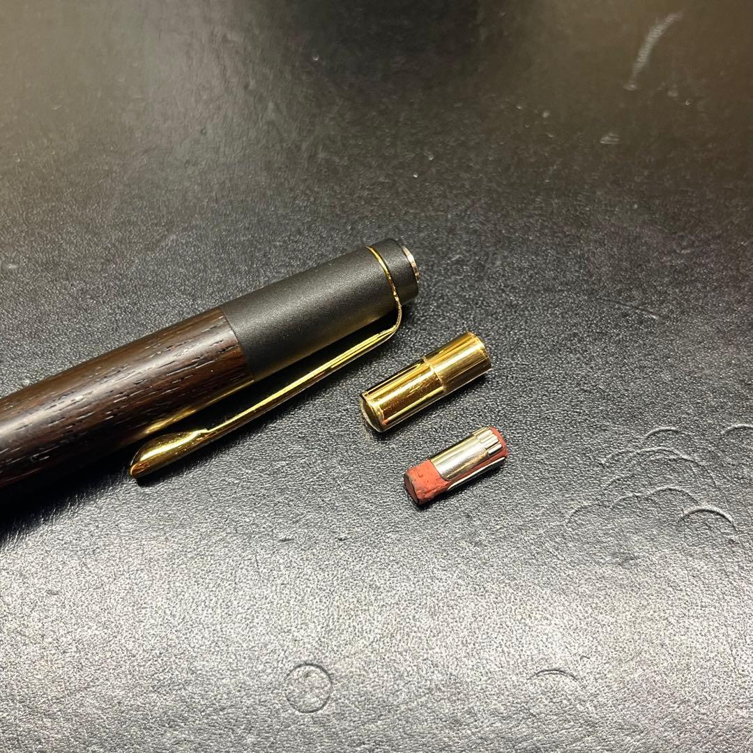 【旧型】野原工芸 ハカランダ シャープペンシル　ゴールド