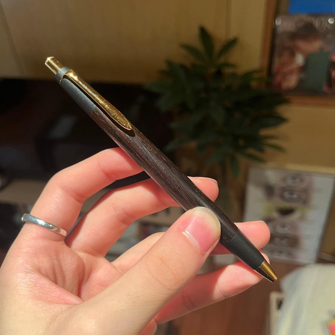 【旧型】野原工芸 ハカランダ シャープペンシル　ゴールド