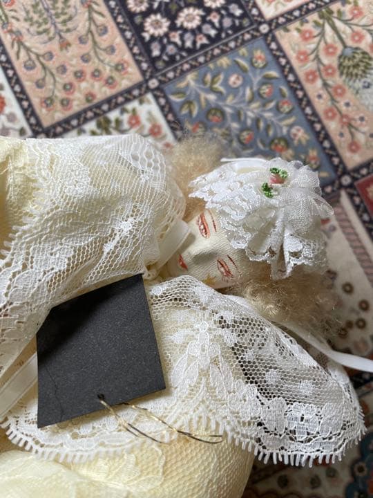 フランス人形　ビスクドール　着せ替え人形　タグ付