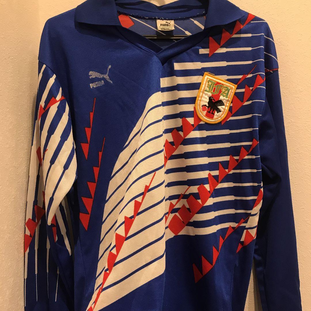 W杯日本勝利　サッカー日本代表ユニフォーム　ドーハの悲劇