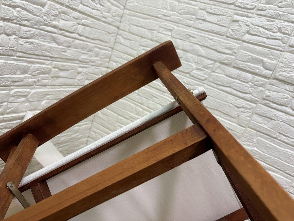 希少 未使用 Coleman コールマン ガーデン ウッドチェア 折りたたみ ②