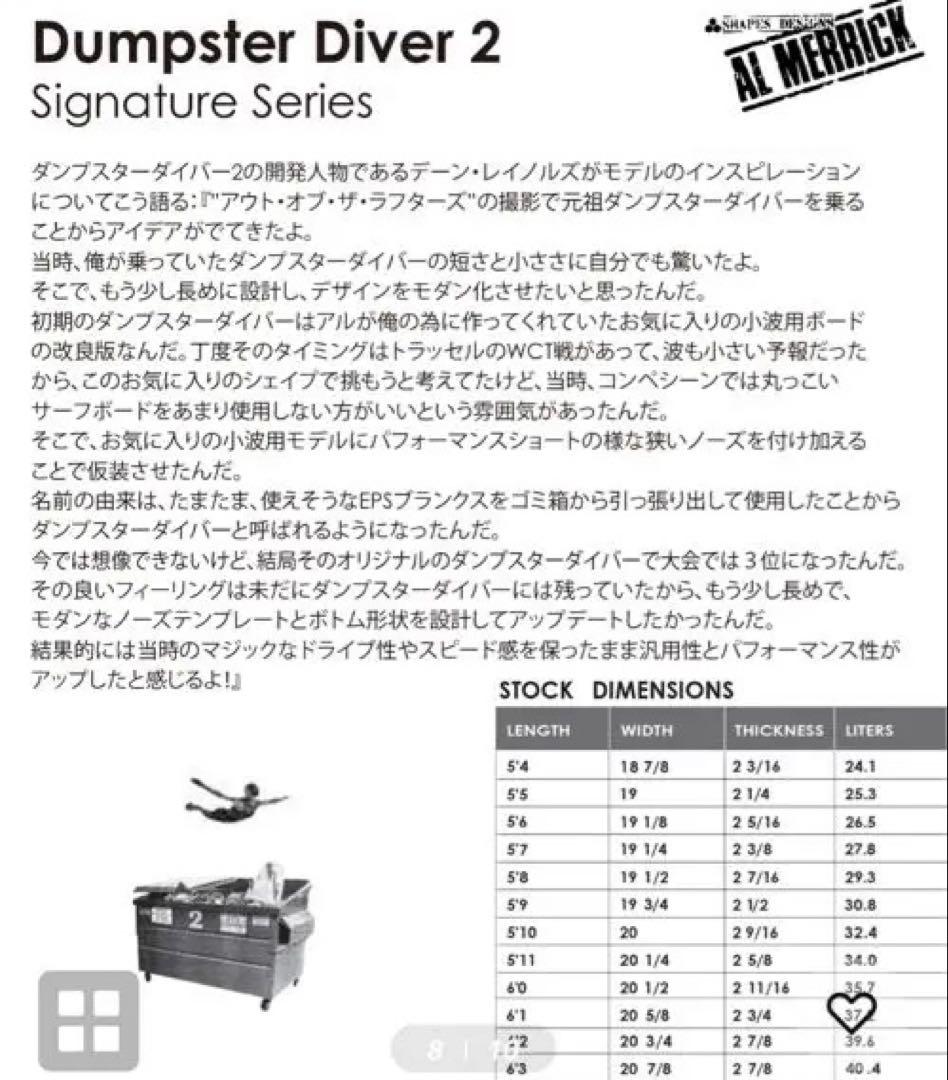 チャネルアイランズ ダンプスターダイバー 2 SPINE-TEK