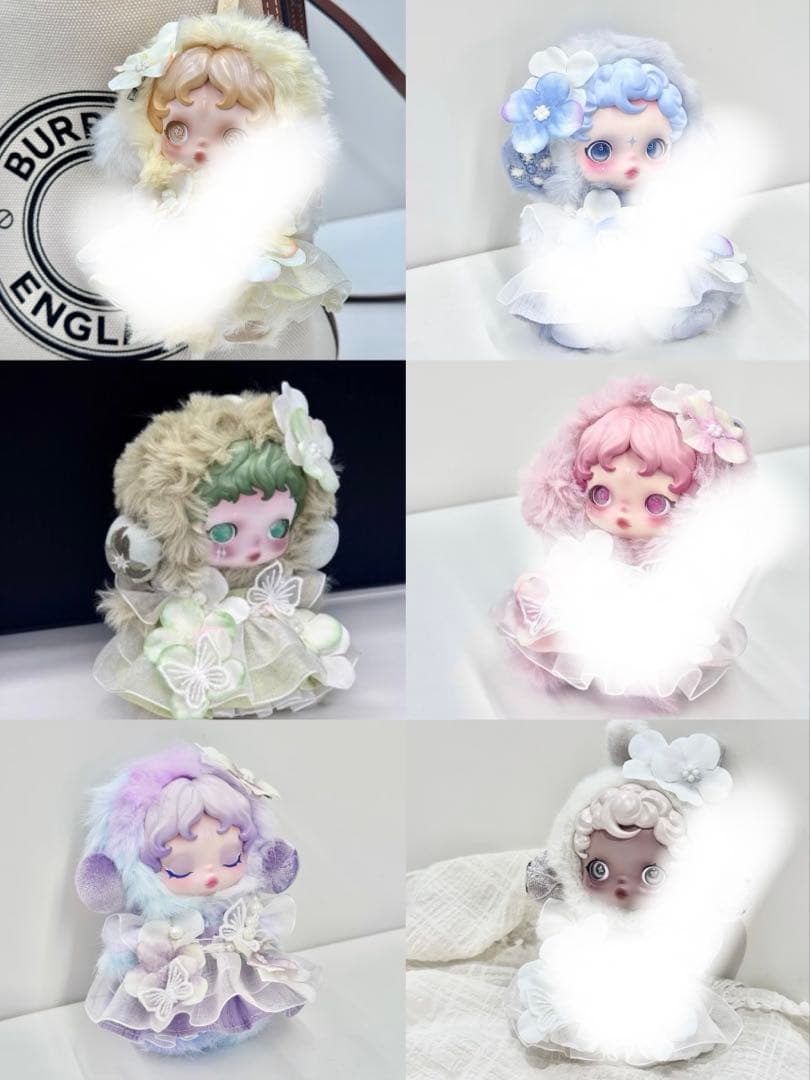 「ゆきな」POPMART スカルパンダ ぬいぐるみ　着せ替え服　4点セット