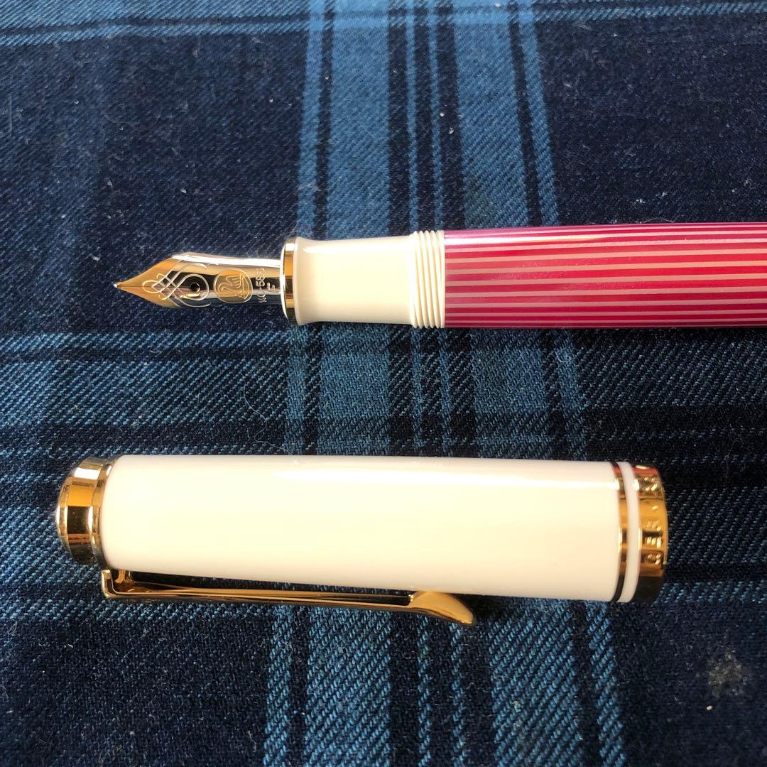 ペリカン 特別生産品 スーベレーンM600 ピンク Fニブ　細字