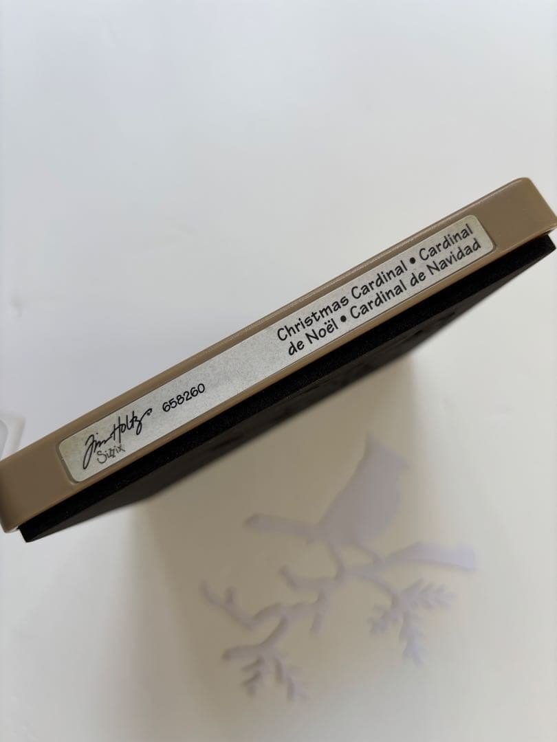 アルバム・スクラップ Sizzix Bigz Die Christmas Cardinal