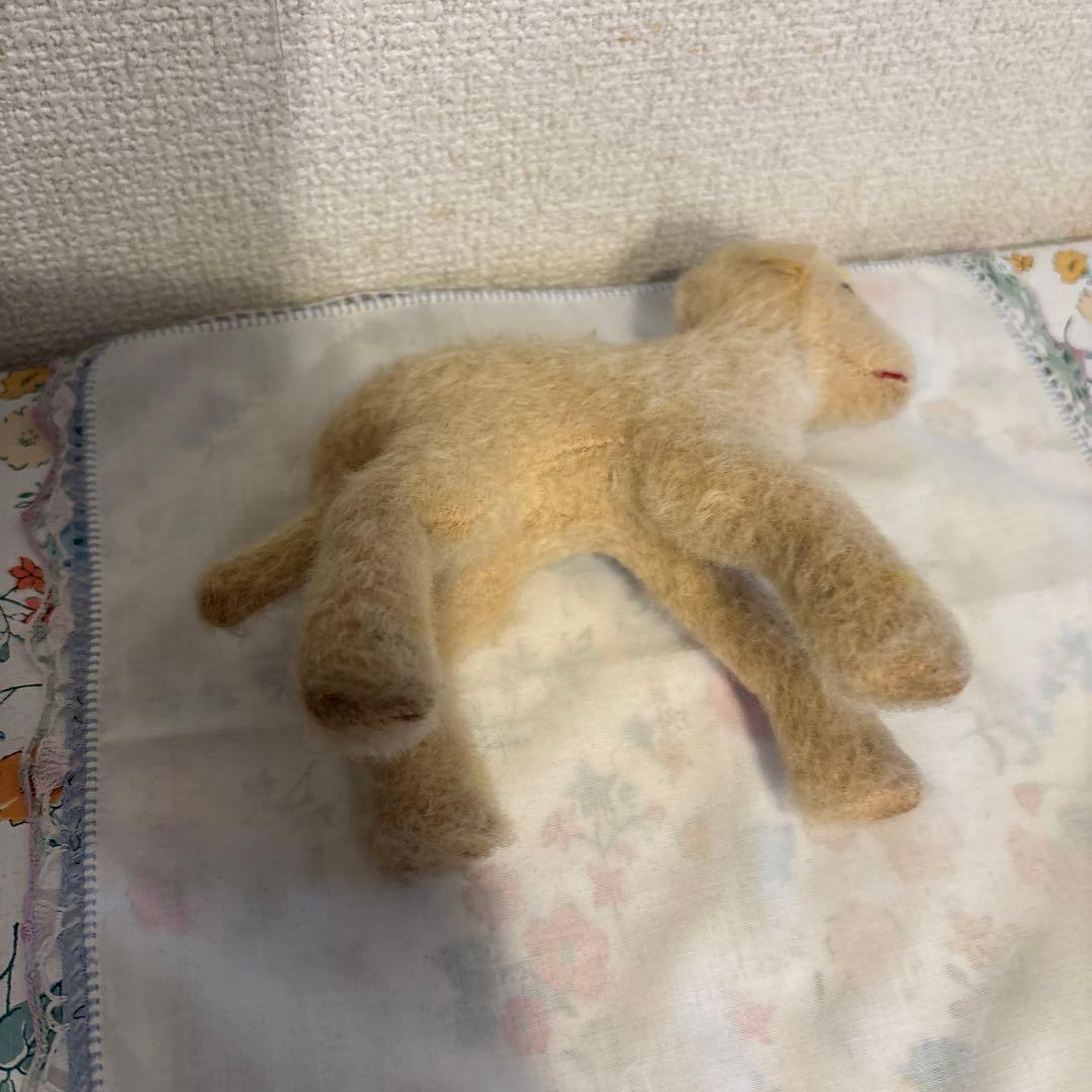 ビンテージ　シュタイフL amby羊14cm②