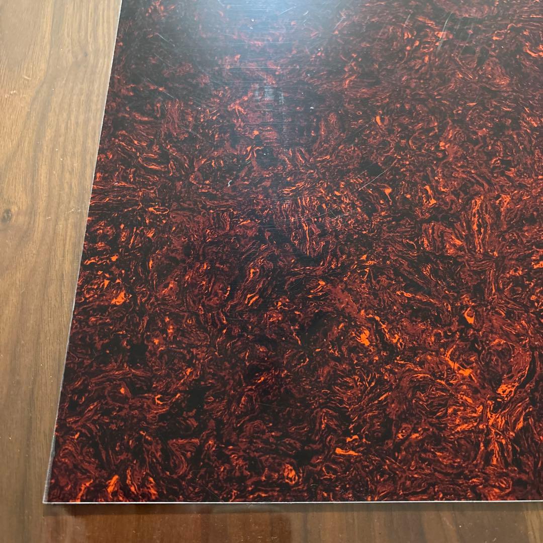 週末限定特価‼️レスターフラットピックガード用素材‼️型サンプル＋実物大カラーコピー