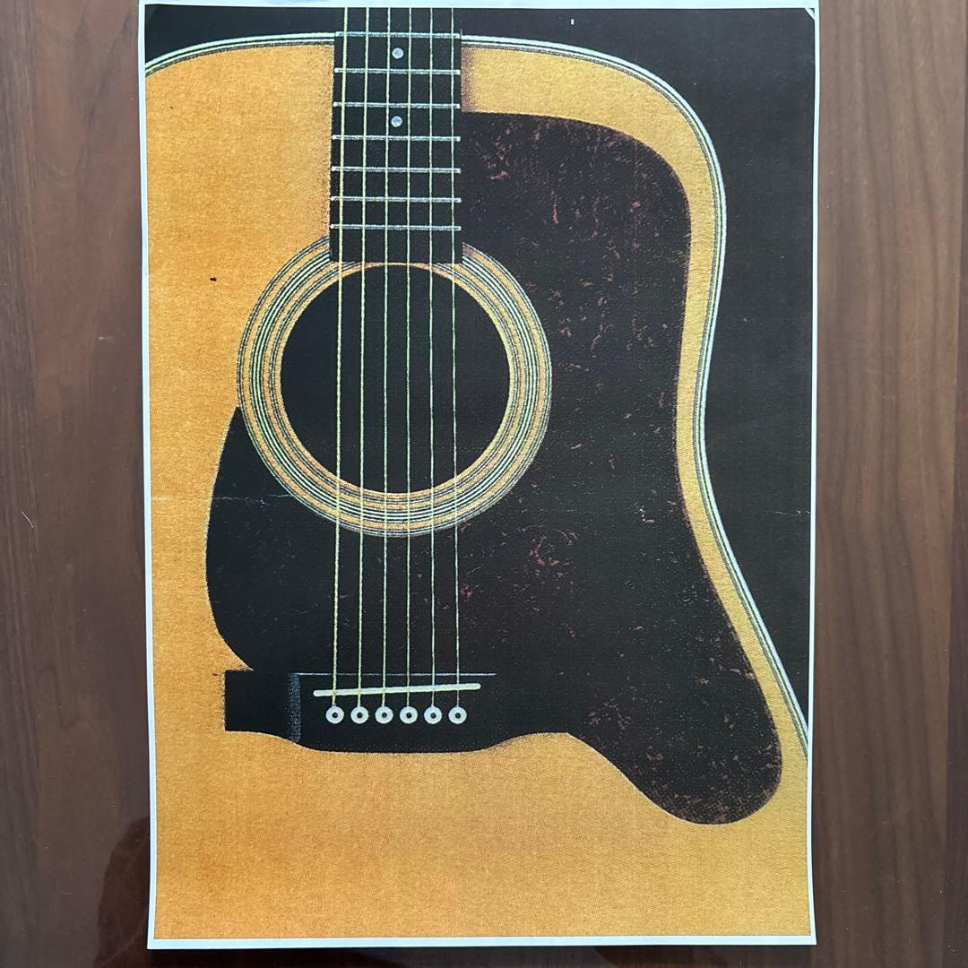 週末限定特価‼️レスターフラットピックガード用素材‼️型サンプル＋実物大カラーコピー