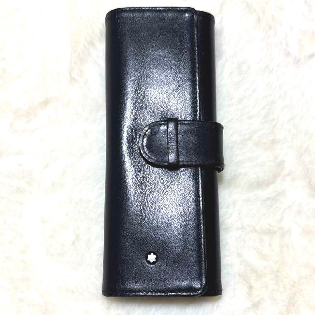 美品✨希少✨モンブラン　ペンケース　ロゴ