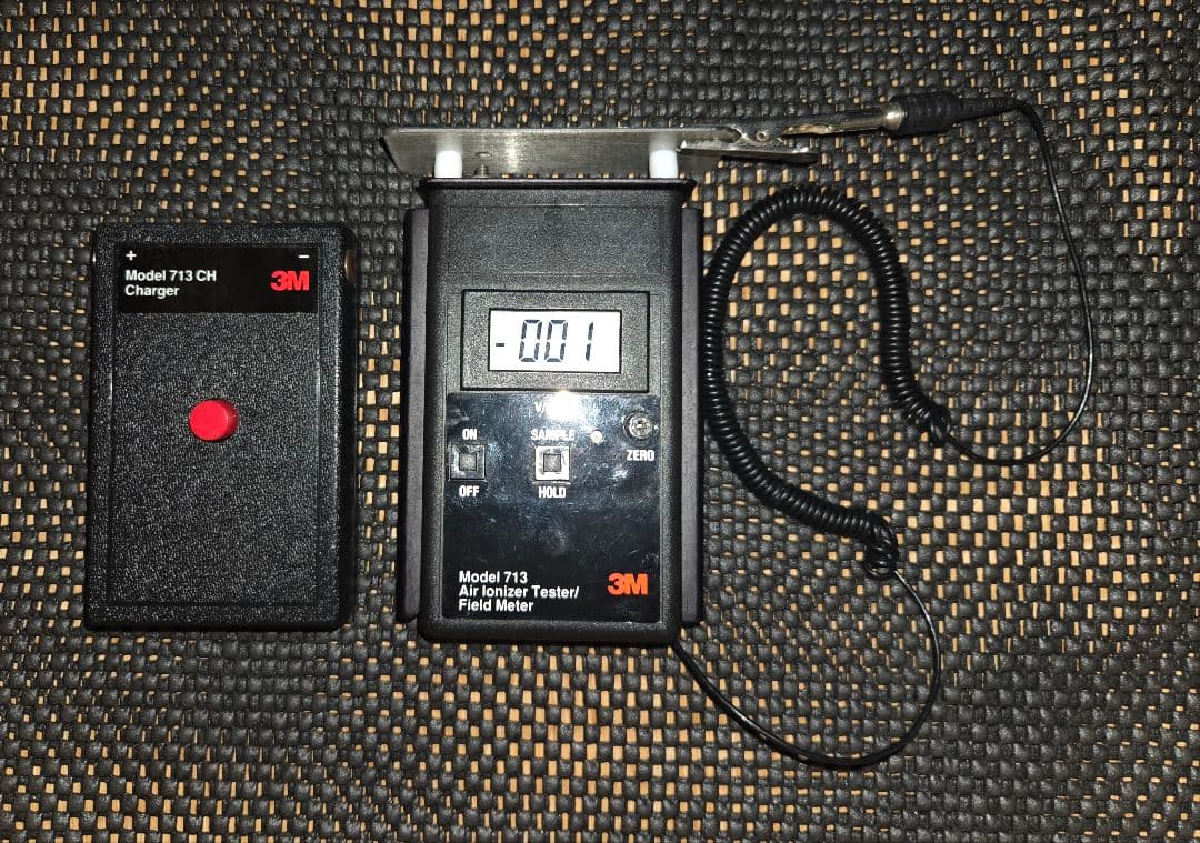 ​3M 静電気測定器 セット Model 713 ＆ 外部電源 713CH