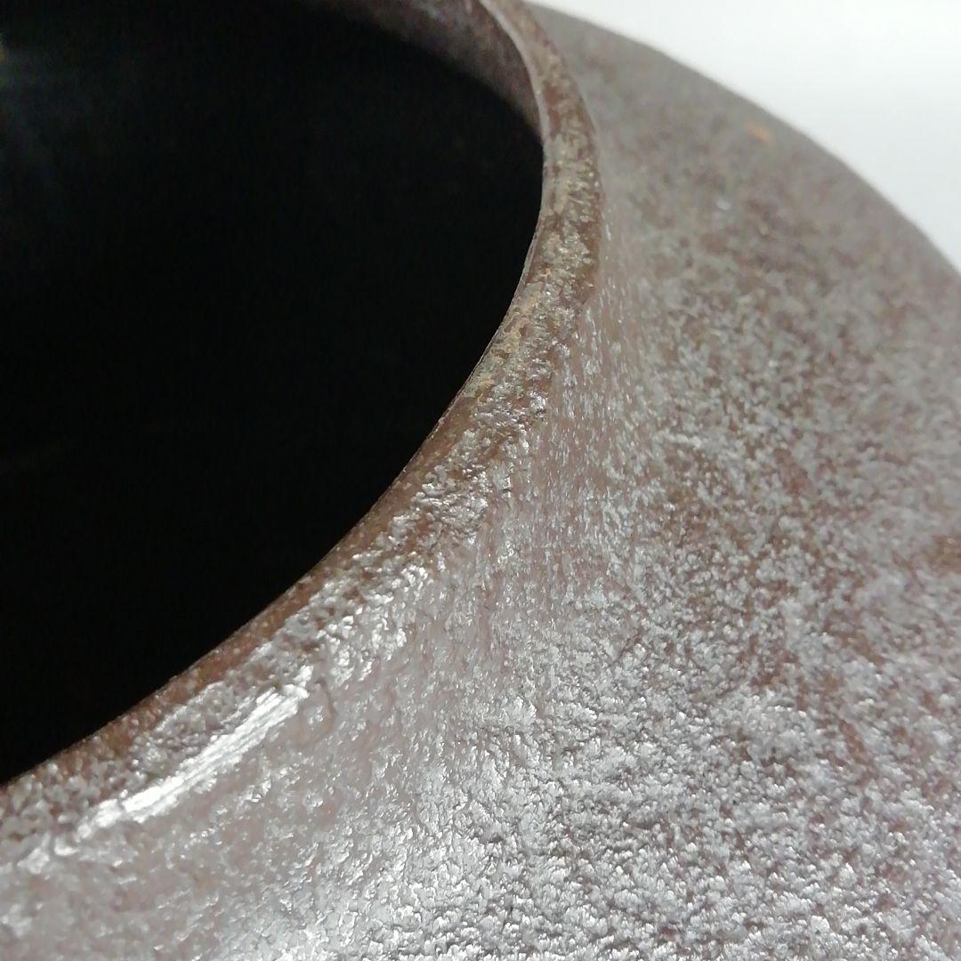 Ｗ１３１　茶釜　『利休好　阿弥陀堂釜』『釜師　菊池政光』『鉄釜』　共箱　茶道具