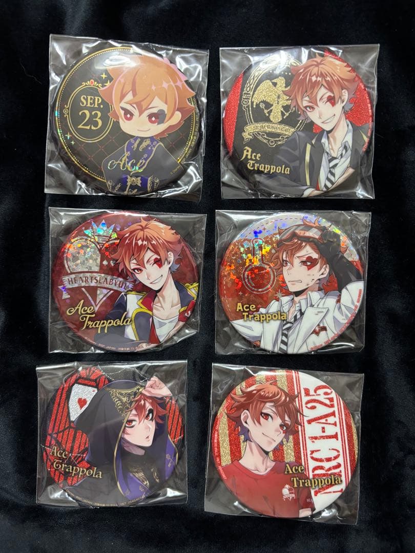 ツイステッドワンダーランド　エース　缶バッジ　ナムコプライズ