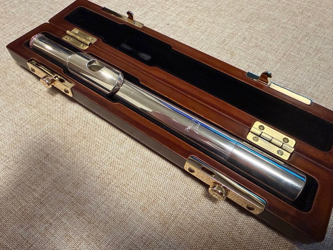 パール　フルート　頭部管　PHN-1 ヘビー　美品　スワロフスキー　ケース付き