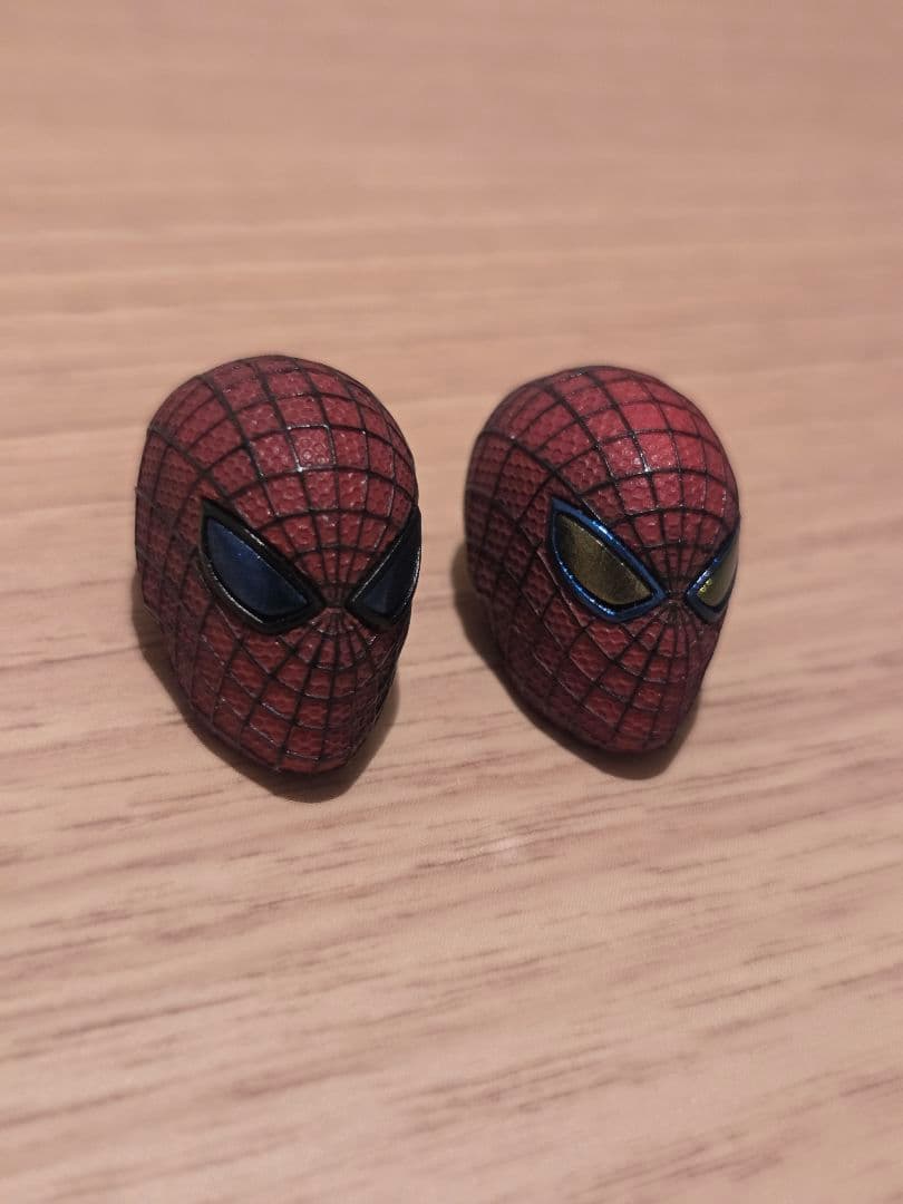 MAFEX アメイジング・スパイダーマン No.001 カスタムヘッド２個セット