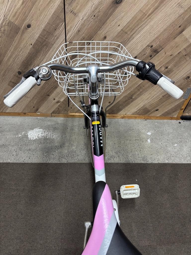 ダイワ MARGI 22インチ 子供用自転車 ホワイト/ピンク 大阪近郊無料配達