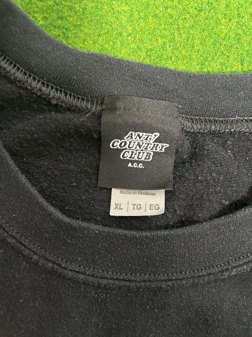〈希少〉アンタイカントリークラブトウキョウ　スウェット　ブラックXL