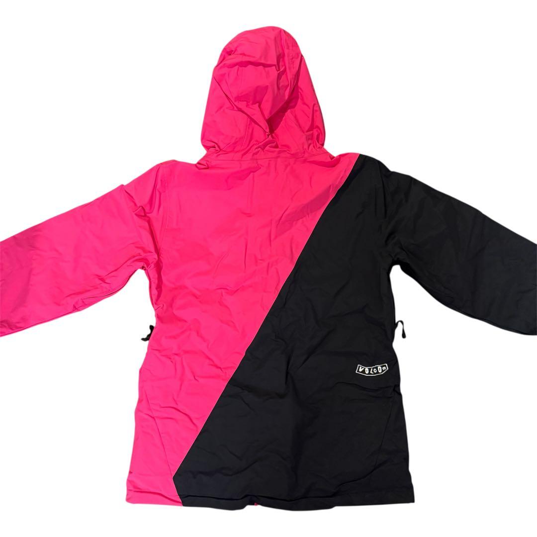 美品✨Volcom ボルコム スノーボードウェア 上 女性用 ピンク/ブラック