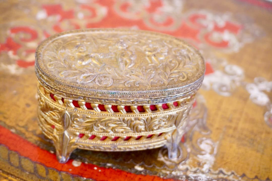 イギリス アンティーク ジュエリーケース 1920's