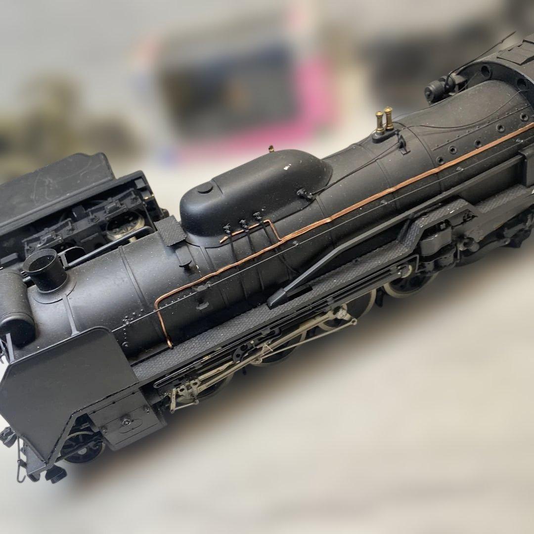 D511161 蒸気機関車 金属製 黒