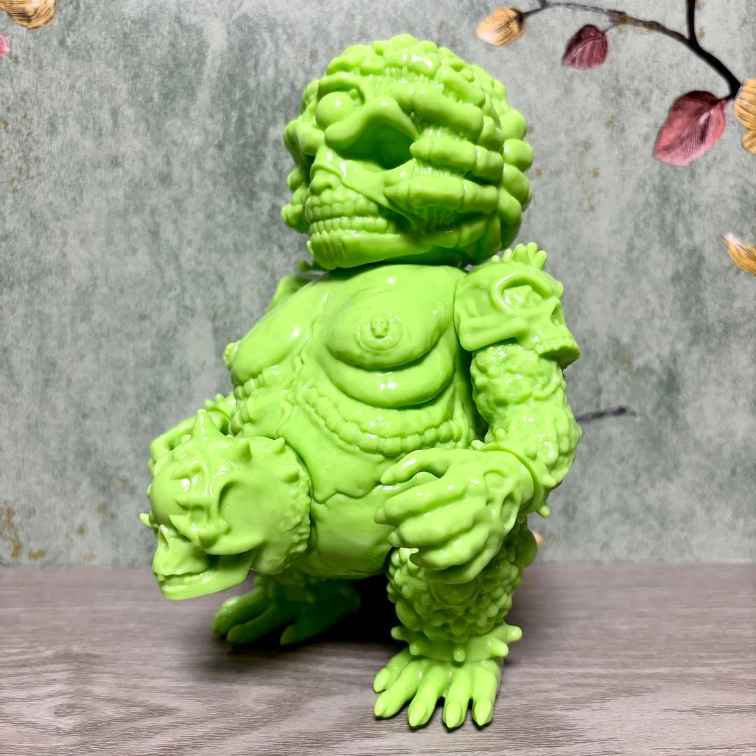 『FATTY HUNGER』 虐待狂脳戦士 ソフビ インディーズ ライトグリーン
