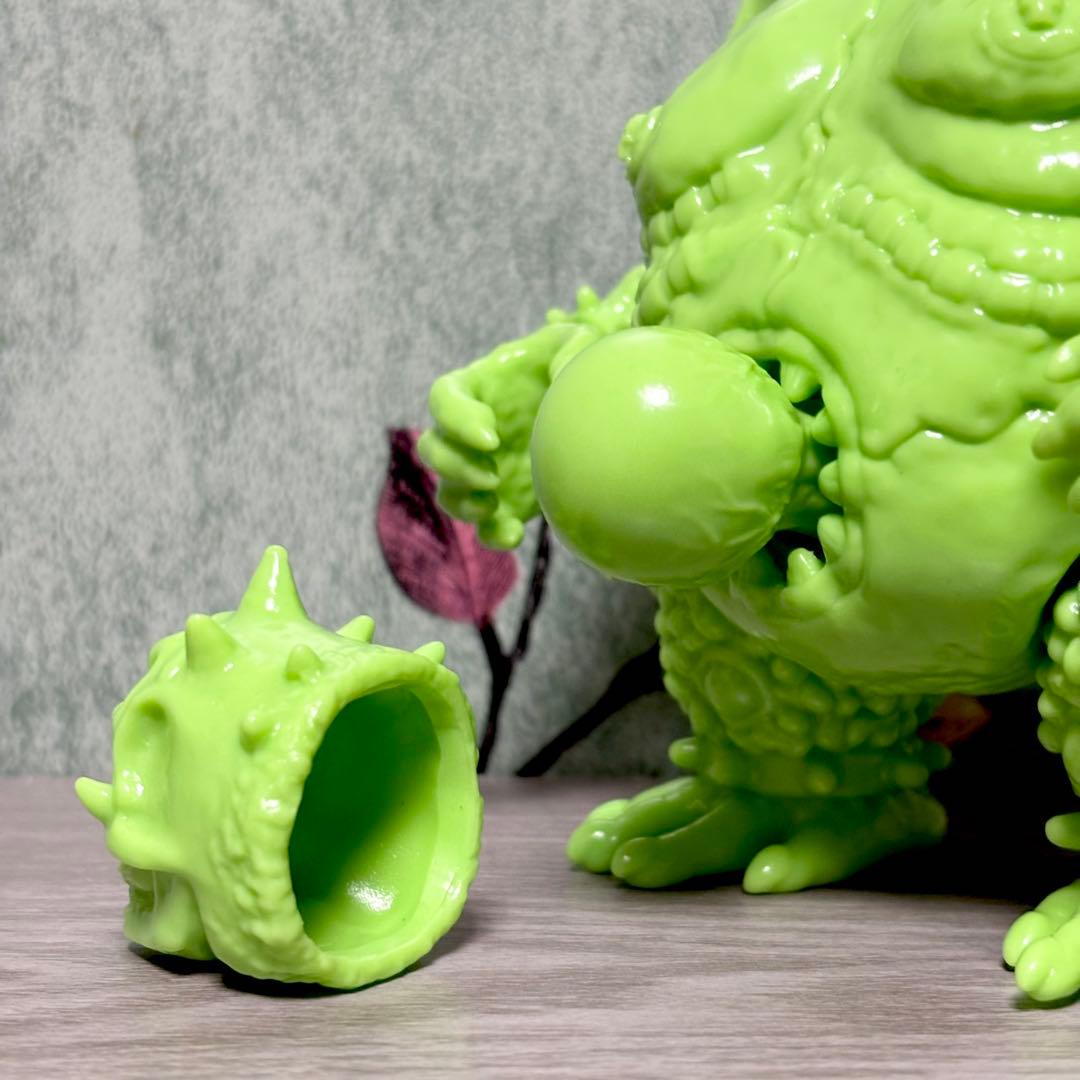 『FATTY HUNGER』 虐待狂脳戦士 ソフビ インディーズ ライトグリーン