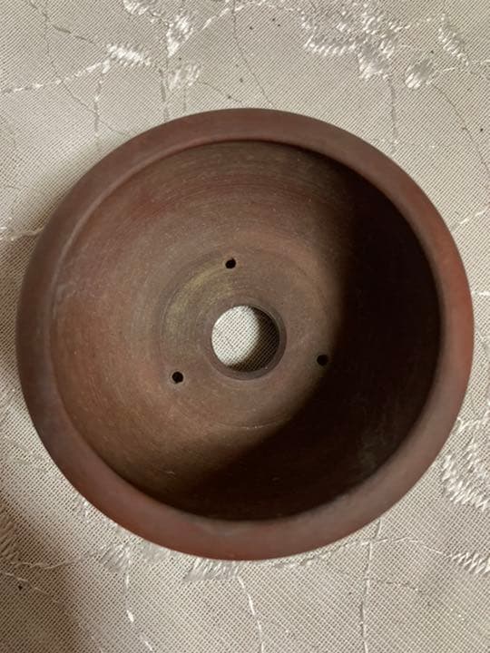 佐太郎　ミニ盆栽鉢　丸