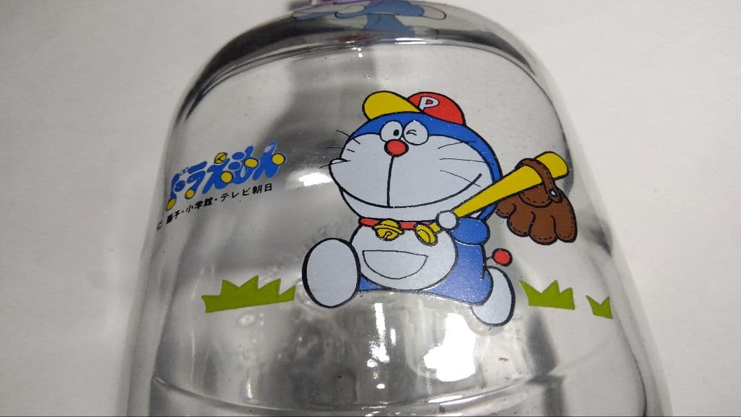 ニッカウヰスキー/ドラえもん/貯金箱/レトロ/非売品/ガラス